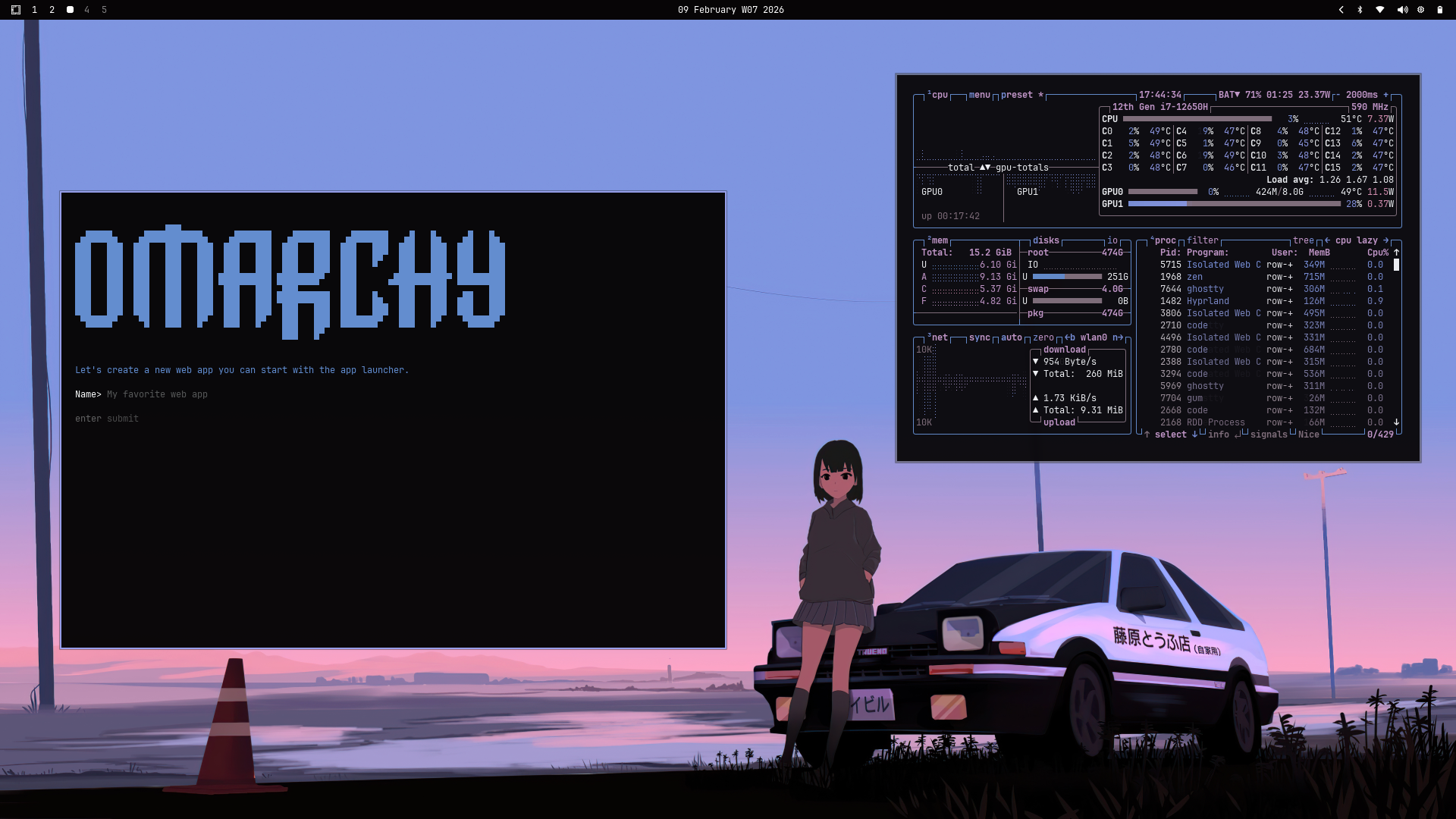Ghost Pastel companion theme screenshot