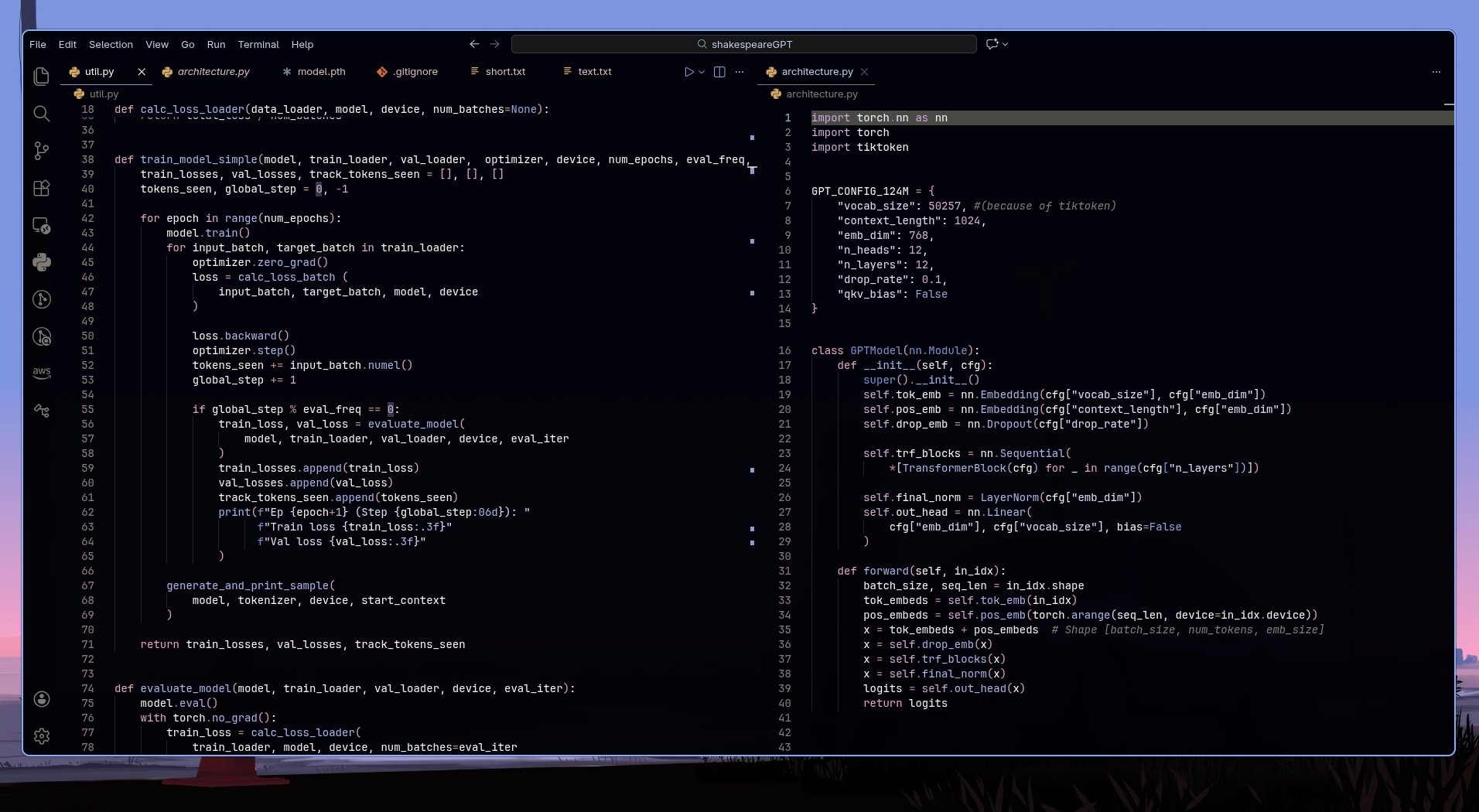 Ghost Pastel VS Code companion theme screenshot